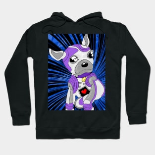 Robot French bulldog Hoodie